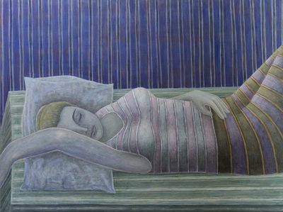 To Sleep, Perchance to Dream (Stripes) by Ruth Addinall